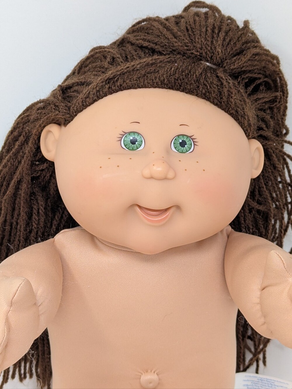 Cabbage Patch Kid Doll Play Along Freckles Brown Hair Green Eyes